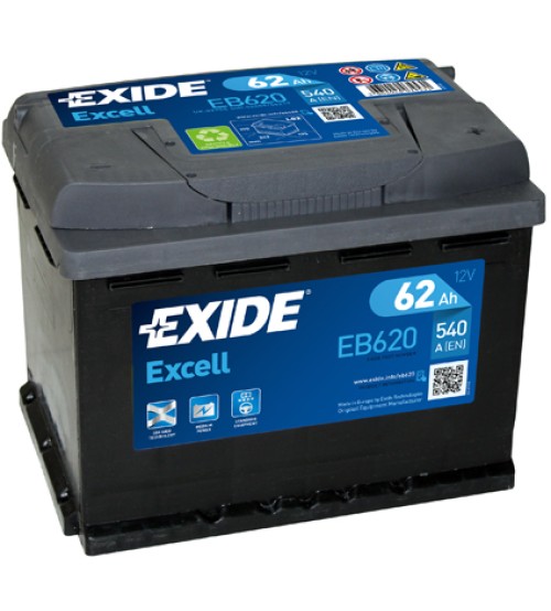 Baterie auto EXIDE 62 Ah EB620