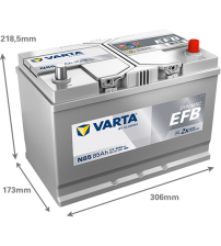 Baterie auto EFB