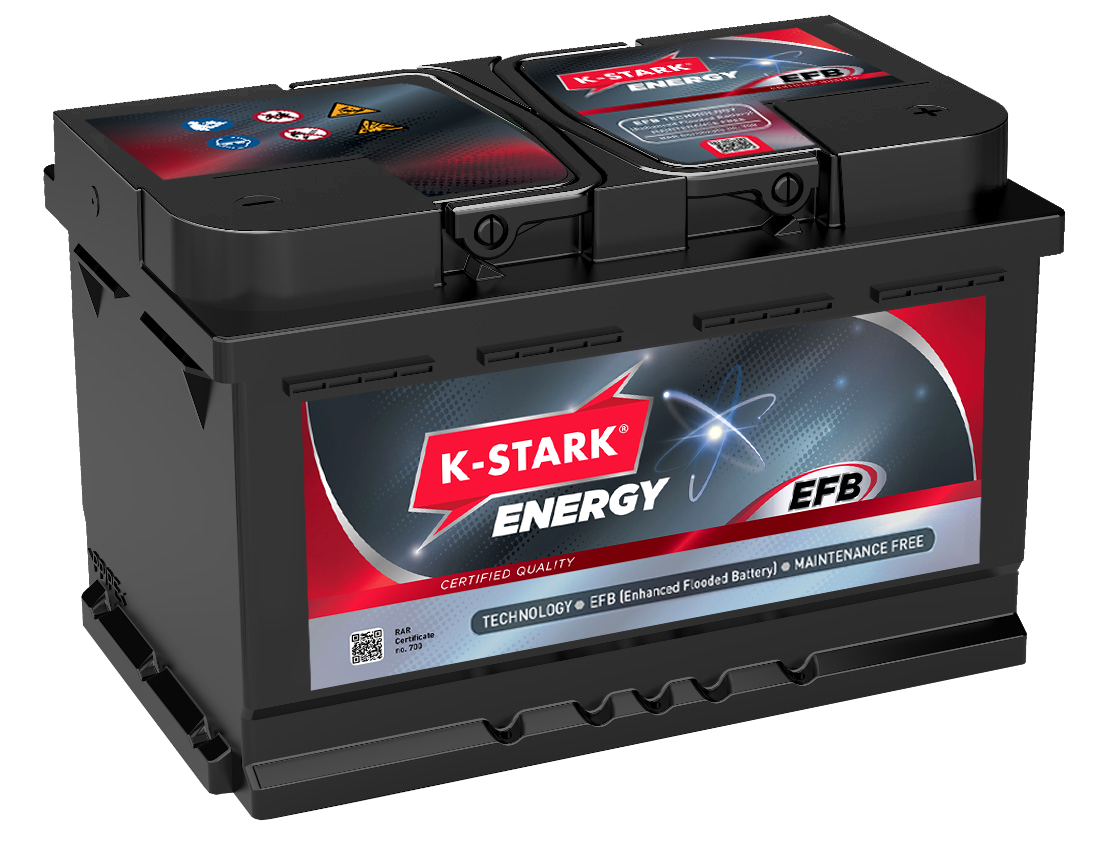 Baterie auto EFB 70ah 760a 12v K-Stark EE70760190