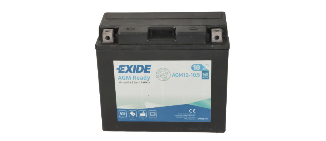 Baterie moto 10ah 160a 12v EXIDE AGM12-10.5