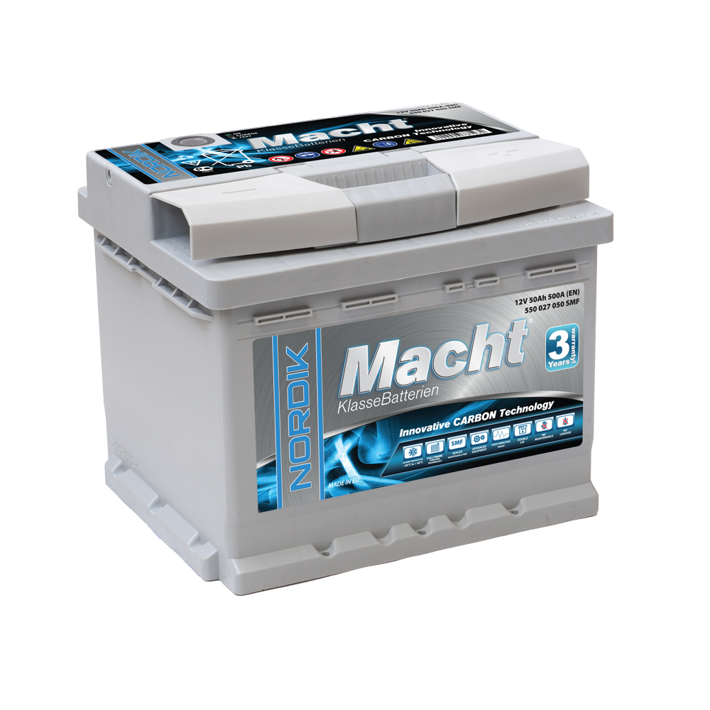 Baterie auto 50ah 500a 12v Macht 78193