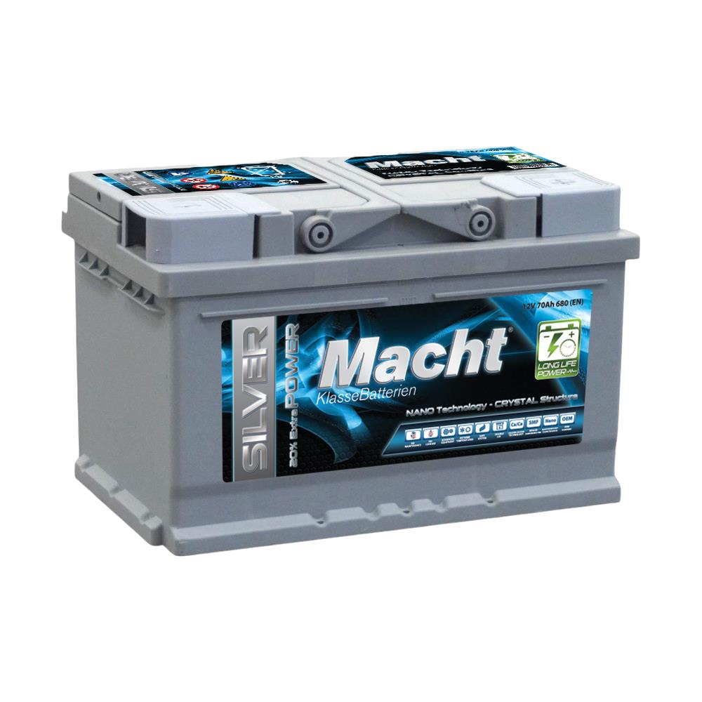 Baterie auto 70ah 680a 12v Macht 19543