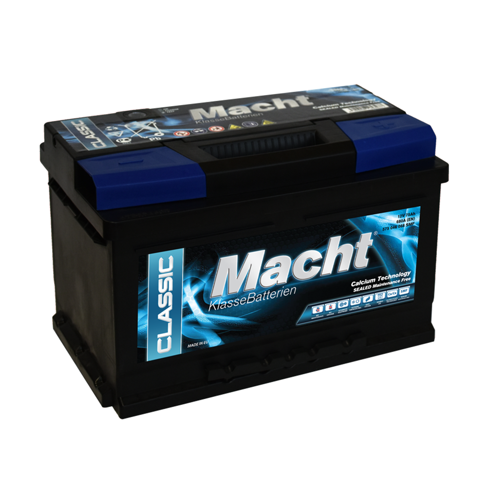 Baterie auto 75ah 680a 12v Macht 25347