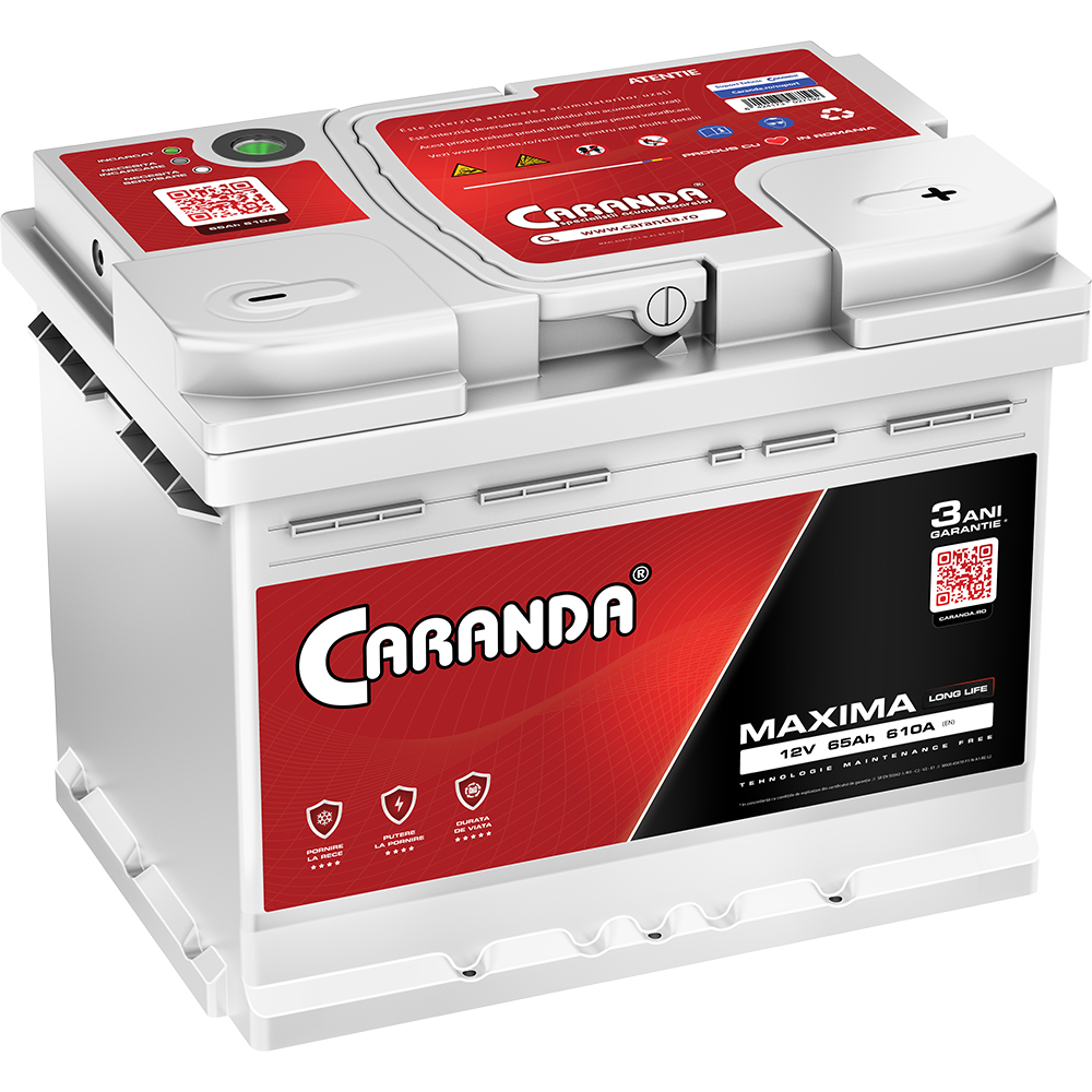 Baterie auto 65ah 610a 12v Caranda CMX0 065 0600