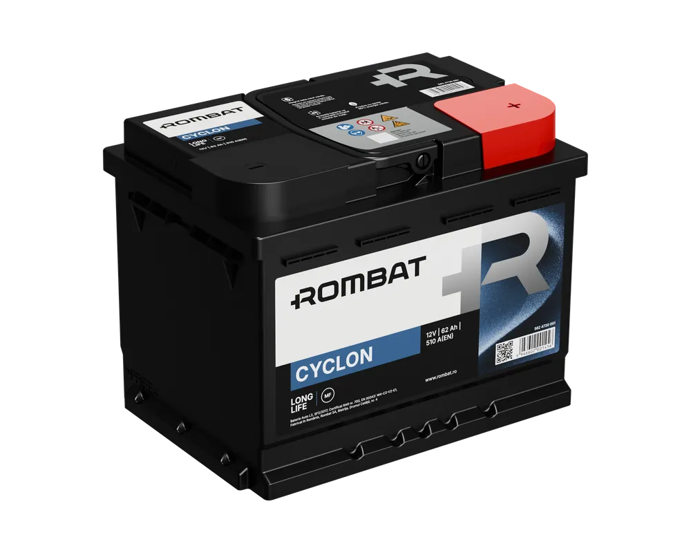 Baterie auto 62ah 510a 12v ROMBAT 562 4720 051