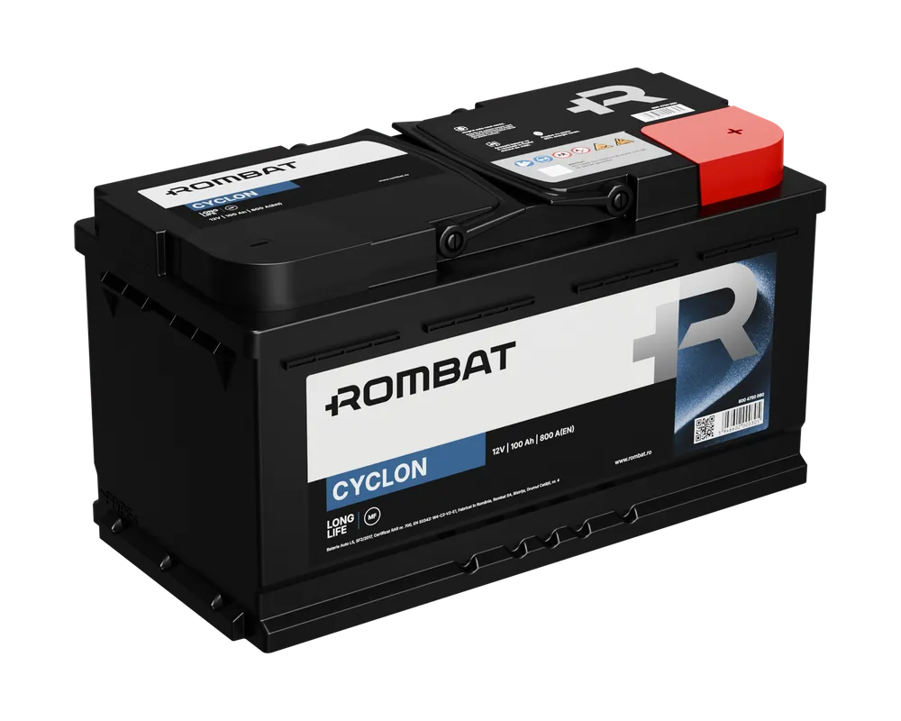Baterie auto 100ah 800a 12v ROMBAT 600 4750 080