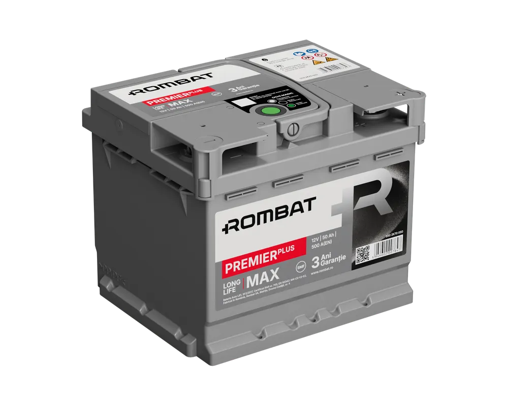 Baterie auto 50ah 500a 12v ROMBAT 550 2K70 050