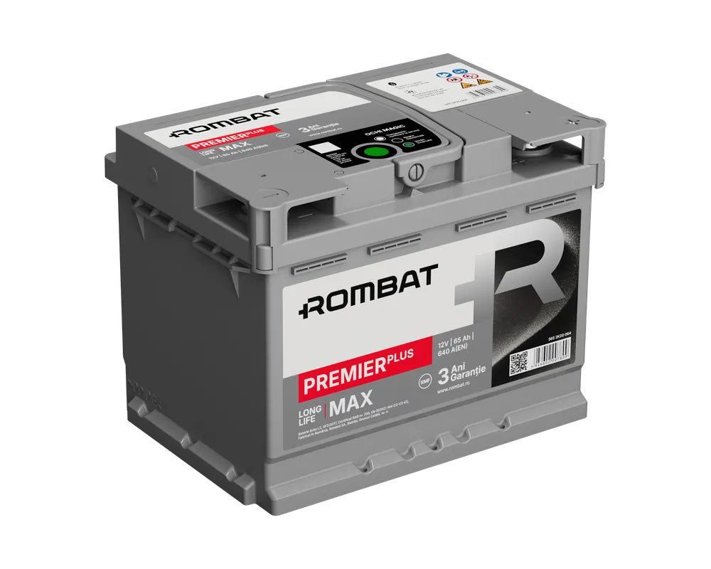 Baterie auto 65ah 640a 12v ROMBAT 565 2K20 064