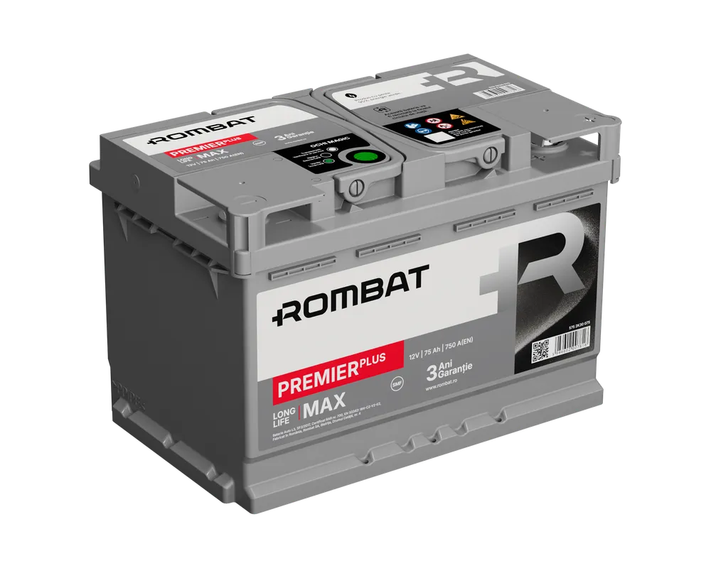 Baterie auto 75ah 750a 12v ROMBAT 575 2K30 075