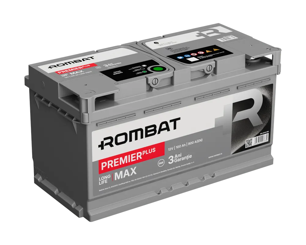 Baterie auto 100ah 900a 12v ROMBAT 600 2K50 090