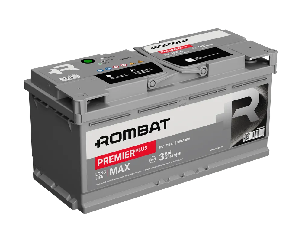 Baterie auto 110ah 950a 12v ROMBAT 610 2K60 095