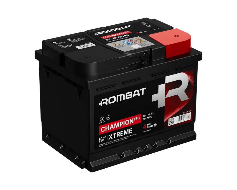 Baterie auto EFB 64ah 650a 12v ROMBAT 564 3H20 065