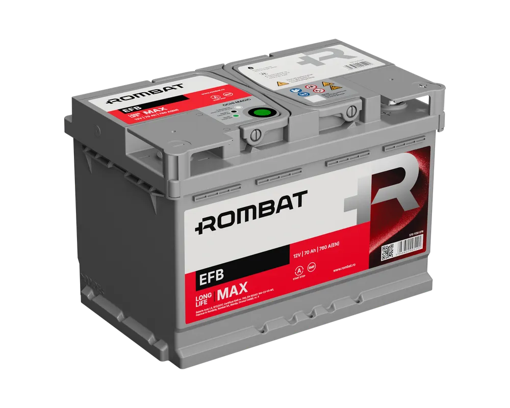 Baterie auto EFB 70ah 760a 12v ROMBAT 570 1130 076