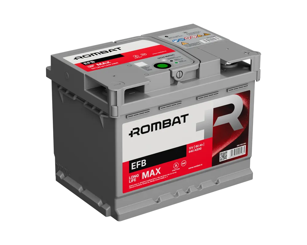 Baterie auto EFB 60ah 640a 12v ROMBAT 560 1120 064