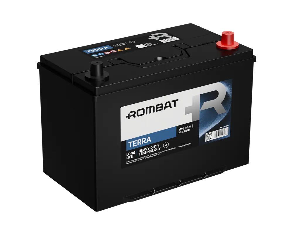 Baterie auto 110ah 700a 12v ROMBAT 610 6AH0 070