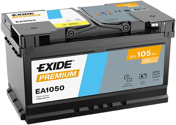 Baterie auto 105ah 850a 12v EXIDE EA1050