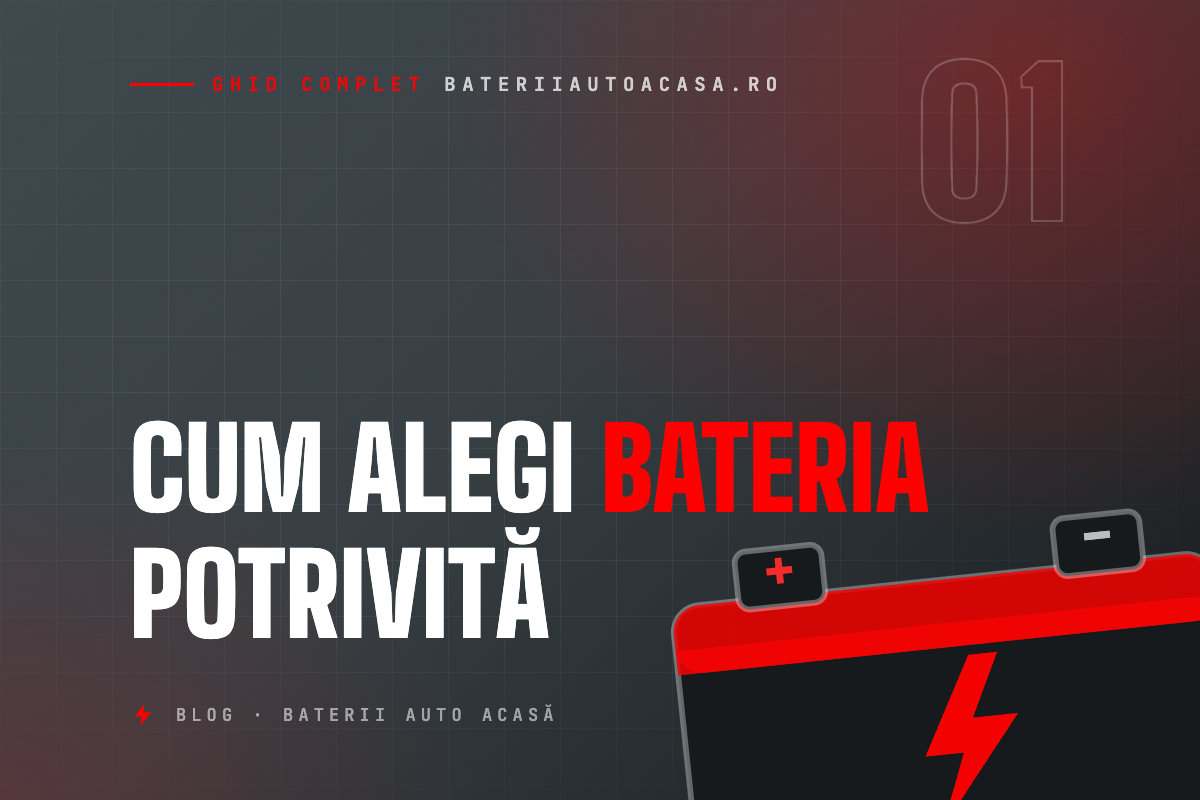 Cum alegi bateria auto potrivită pentru mașina ta