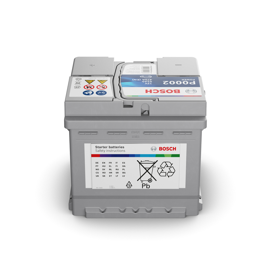 Baterie auto 52ah 470a 12v BOSCH 0 092 P00 020