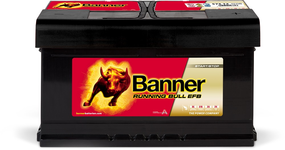 Baterie auto EFB 75ah 730a 12v Banner 575 12