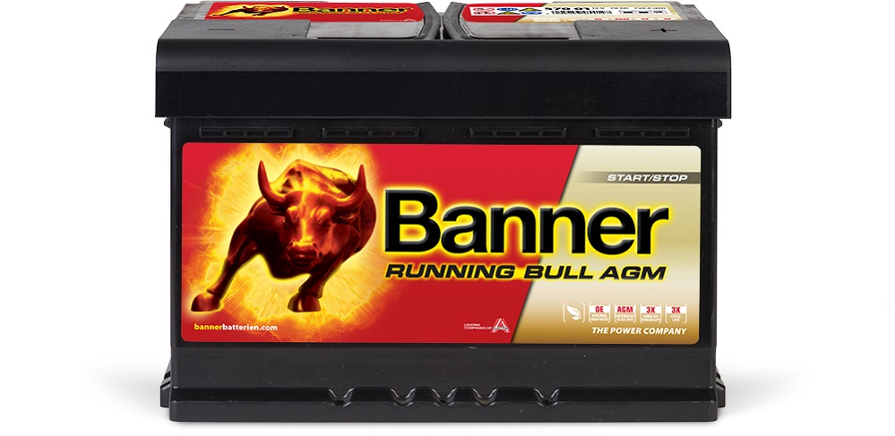 Baterie auto AGM 70ah 760a 12v Banner 570 01