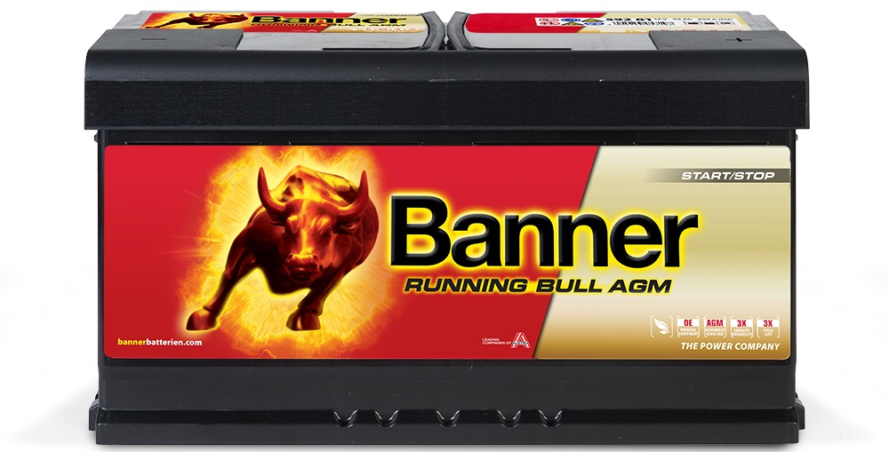 Baterie auto AGM 92ah 850a 12v Banner 592 01