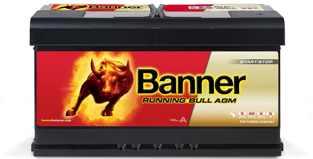 Baterie auto AGM 95ah 850a 12v Banner 595 01