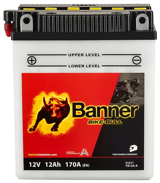 Baterie moto 12ah 170a 12v Banner 020512110100