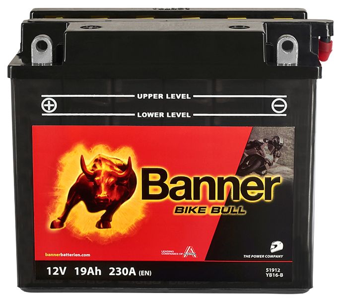 Baterie moto 19ah  12v Banner 020519120100