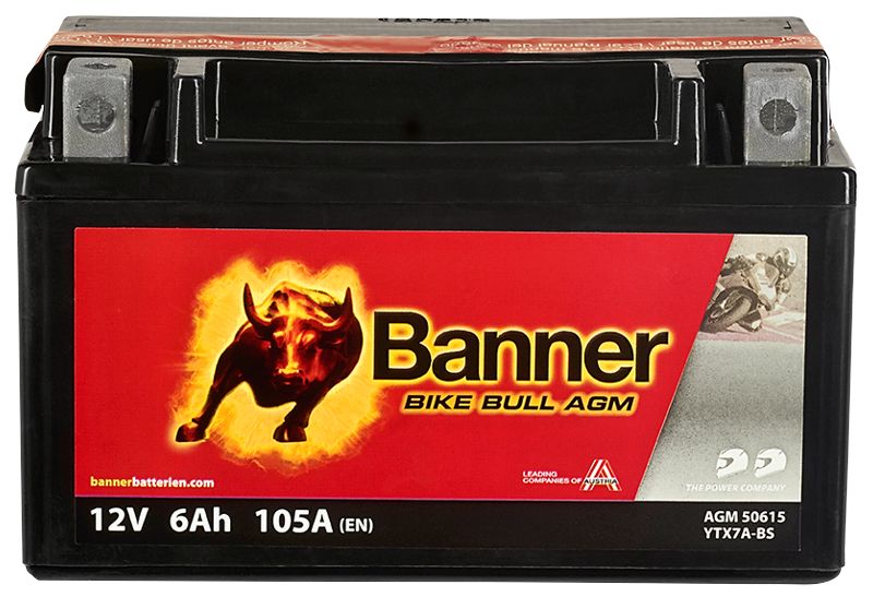 Baterie moto 6ah 105a 12v Banner 021506150100