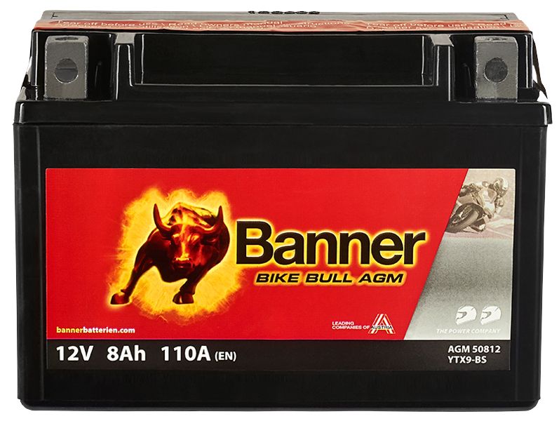 Baterie moto 8ah 120a 12v Banner 021508120100