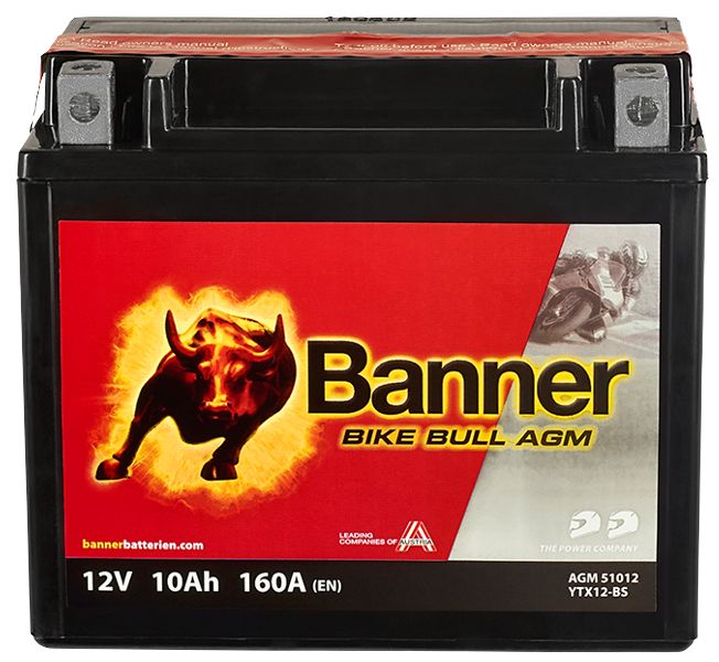 Baterie moto 10ah 160a 12v Banner 021510120100