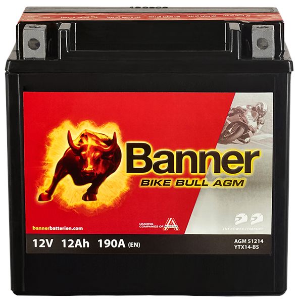 Baterie moto 12ah 200a 12v Banner 021512140100