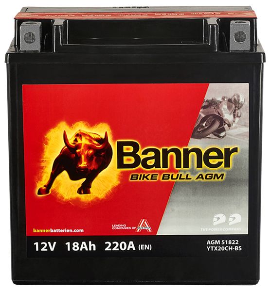 Baterie moto 18ah 220a 12v Banner 021518220100