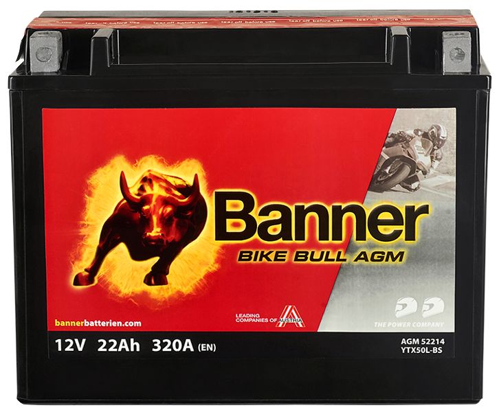 Baterie moto 21ah 330a 12v Banner 021522140100