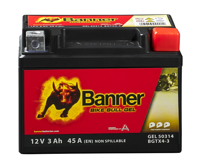 Baterie moto 3ah 50a 12v Banner 023503140101
