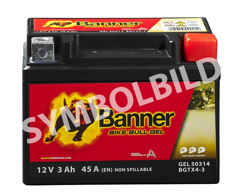 Baterie moto 4ah 50a 12v Banner 023504110101