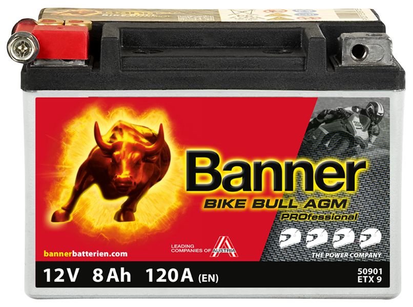 Baterie moto 8ah 120a 12v Banner 024509010101