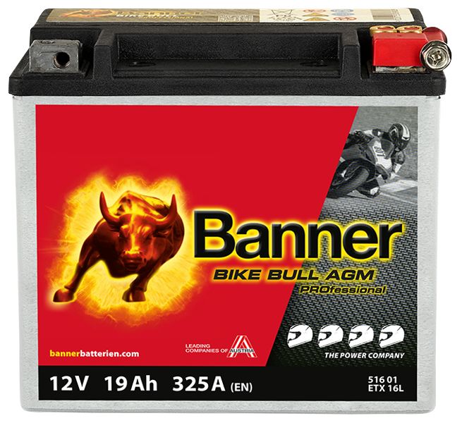Baterie moto 19ah 325a 12v Banner 024516010101