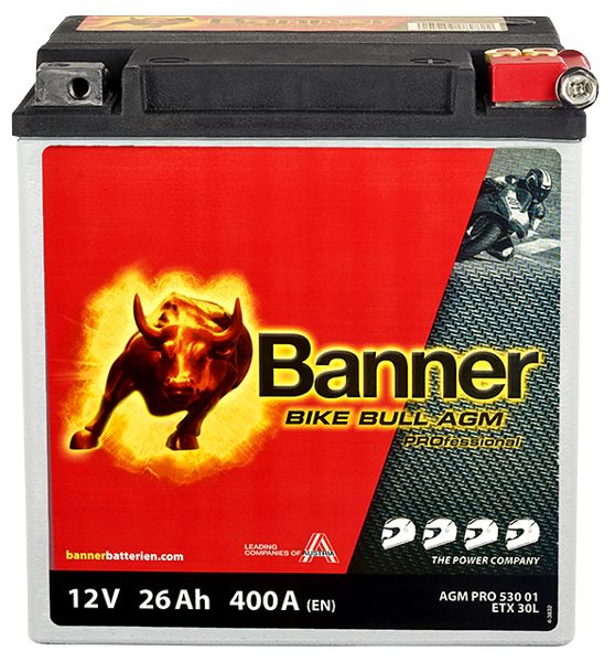 Baterie moto 26ah 400a 12v Banner 024530010101