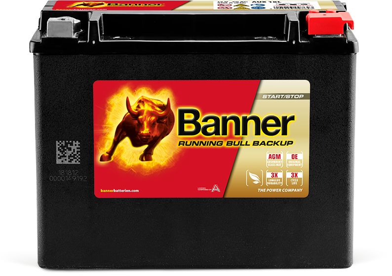 Baterie auto AGM 20ah 300a 12v Banner 518 01