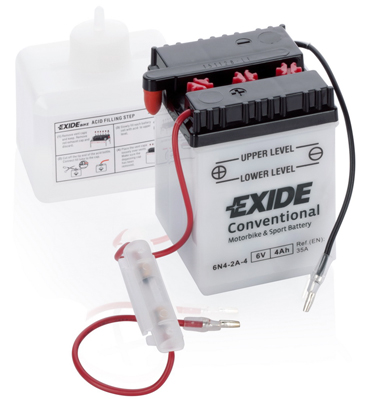 Baterie moto 4ah 35a 6v EXIDE 6N4-2A-4
