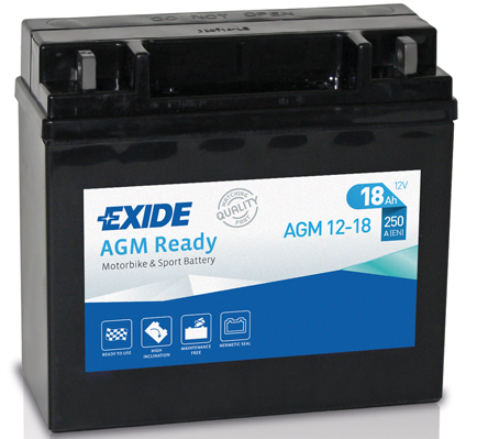 Baterie moto 18ah 250a 12v EXIDE AGM12-18