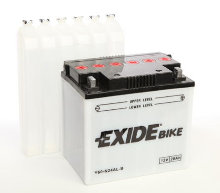 Baterie moto 28ah 280a 12v EXIDE E60-N24AL-B