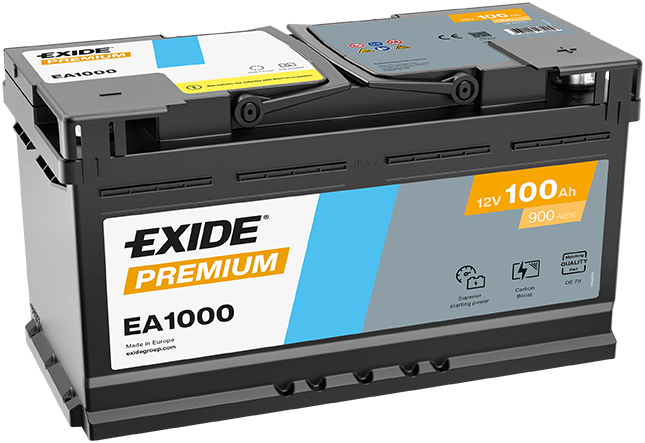 Baterie auto 100ah 900a 12v EXIDE EA1000
