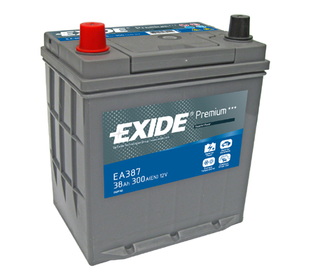 Baterie auto 38ah 300a 12v EXIDE EA387
