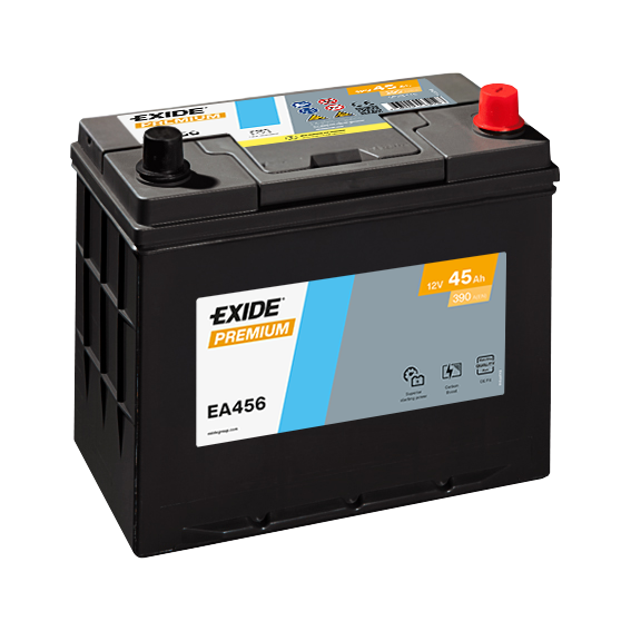 Baterie auto 45ah 390a 12v EXIDE EA456