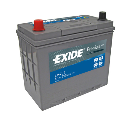 Baterie auto 45ah 390a 12v EXIDE EA457