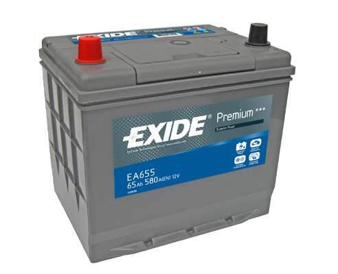 Baterie auto 65ah 580a 12v EXIDE EA655