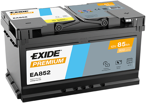 Baterie auto 85ah 800a 12v EXIDE EA852