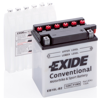 Baterie moto 11ah 130a 12v EXIDE EB10L-B2